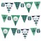 Big Dot of Happiness Par-Tee Time - Golf - DIY Birthday or Retirement Party Pennant Garland Decoration - Triangle Banner - 30 Pieces